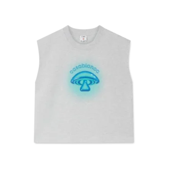 Airbrush Mushroom ærmeløs T-shirt
