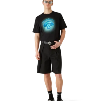Airbrush Mushroom Logo T-shirt med korte shorts