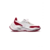 Atlantis hvid & haute rød sneakers til kvinder