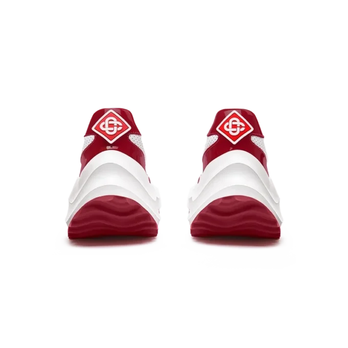 Atlantis hvid & haute rød sneakers til kvinder