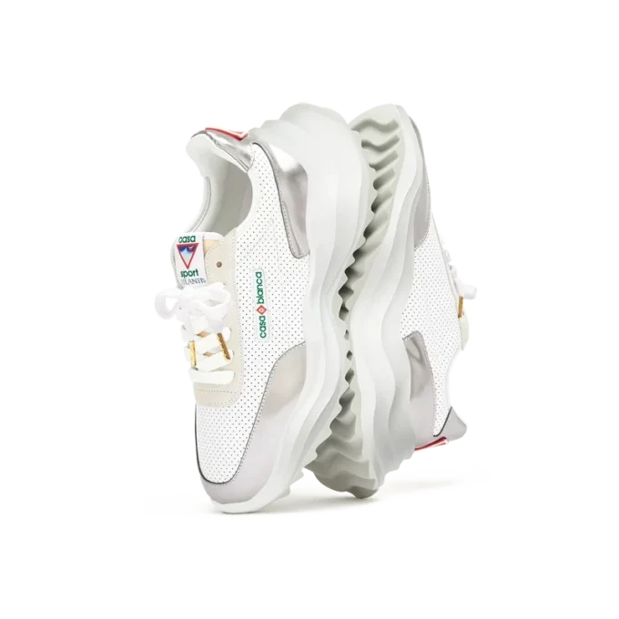 Atlantis hvid & krom sneakers til kvinder