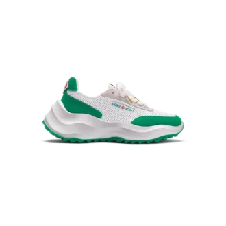 Atlantis hvid og tennisgrøn sneakers til kvinder