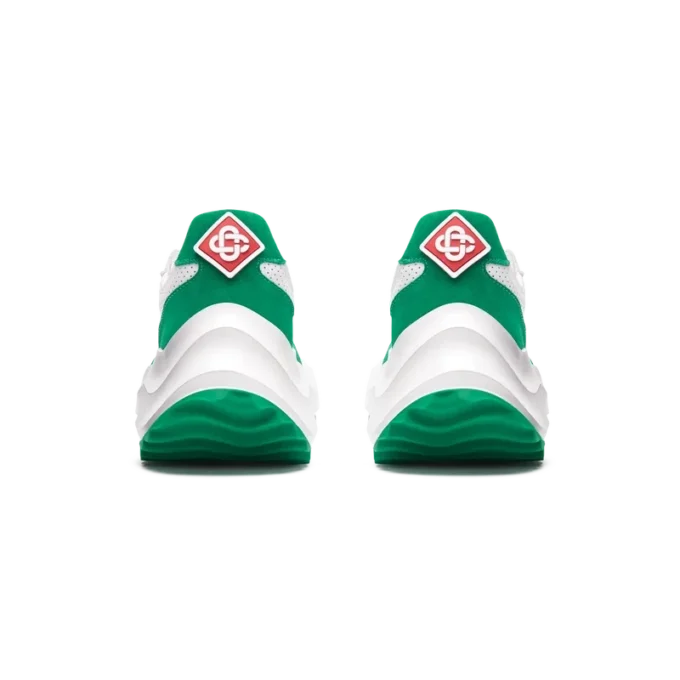 Atlantis hvid og tennisgrøn sneakers til kvinder