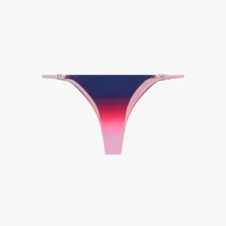 Aubergine-bikiniunderdel med farveovergang
