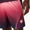 Aubergine-fodboldshorts med farveovergang