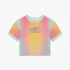 Baby-T-shirt med korte ærmer og glasgradient-print