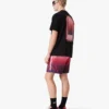 Badeshorts med auberginefarvet gradientprint Badeshorts med auberginefarvet gradientprint