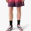 Badeshorts med auberginefarvet gradientprint Badeshorts med auberginefarvet gradientprint