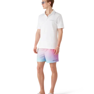 Badeshorts med gradientprint