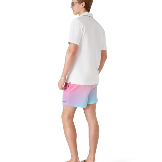Badeshorts med gradientprint