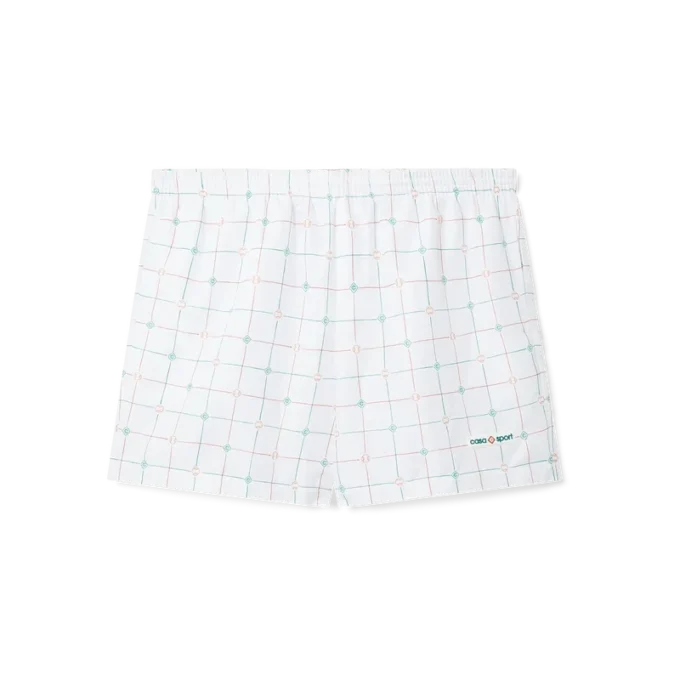 Badeshorts med tennismønster