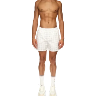 Badeshorts med tennismønster
