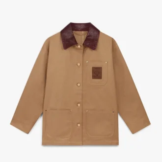 Beige arbejdsjakke