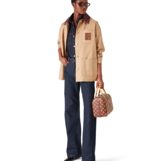 Beige arbejdsjakke