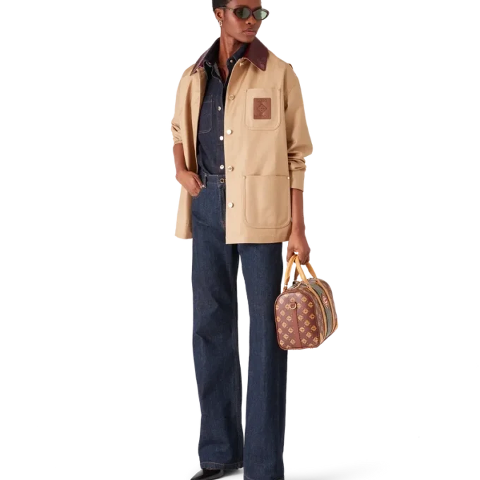 Beige arbejdsjakke