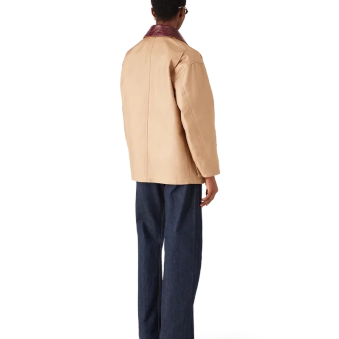 Beige arbejdsjakke
