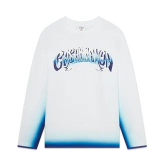 Blå Fade langærmet T-shirt