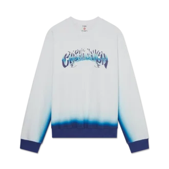 Blå Fade-sweatshirt
