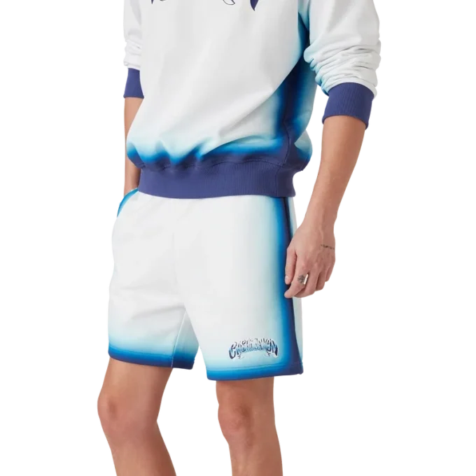 Blå Fade-sweatshorts Blå Fade-sweatshorts