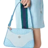 Blå Jeanne Pochette skuldertaske