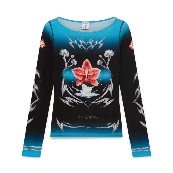 Blades Slinky Jersey langærmet top