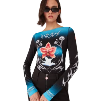 Blades Slinky Jersey langærmet top