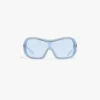 Blue Outline Shield solbriller Blue Outline Shield solbriller