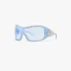Blue Outline Shield solbriller Blue Outline Shield solbriller