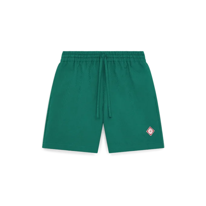 Bomuldsshorts med Monogram-jacquard Bomuldsshorts med Monogram-jacquard
