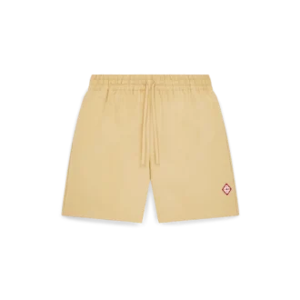 Bomuldsshorts med Monogram-jacquard