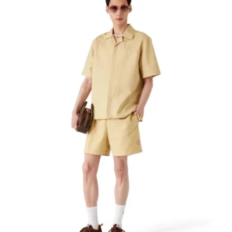 Bomuldsshorts med Monogram-jacquard