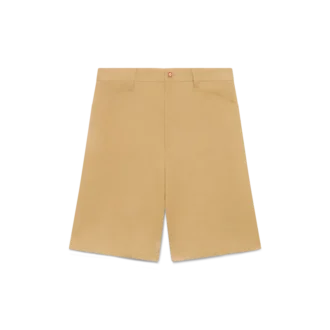 Bomuldsshorts med plissering
