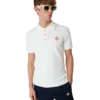 Bouclé-poloskjorte