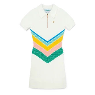 Boucle Chevron-kjole