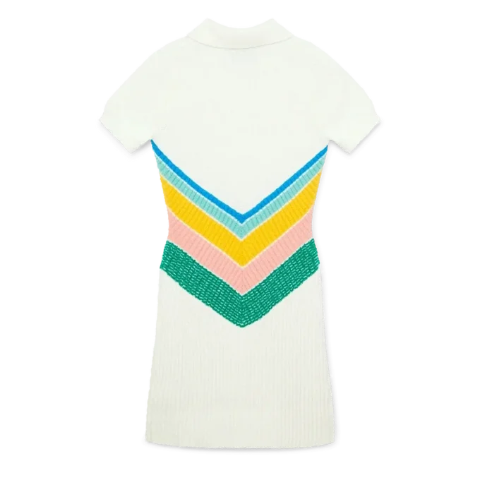 Boucle Chevron-kjole