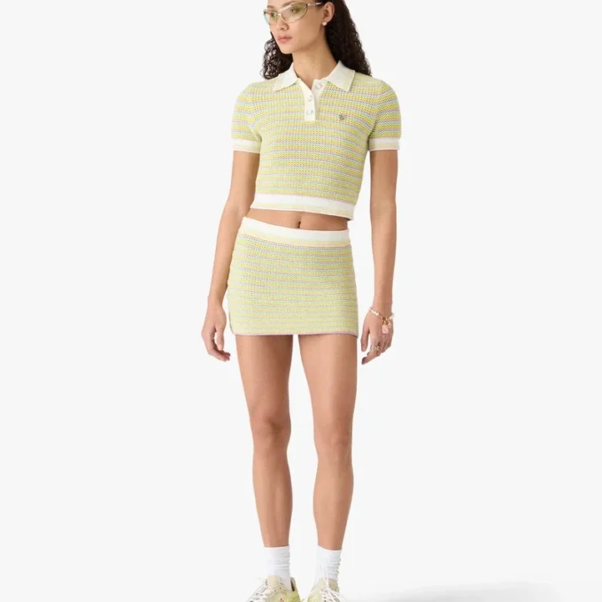Bourgeois stribet poloshirt