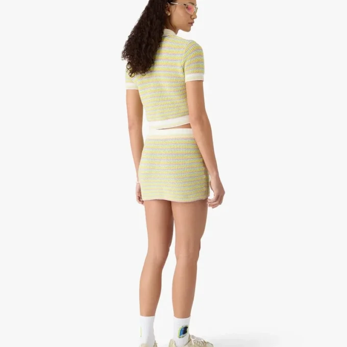Bourgeois stribet poloshirt
