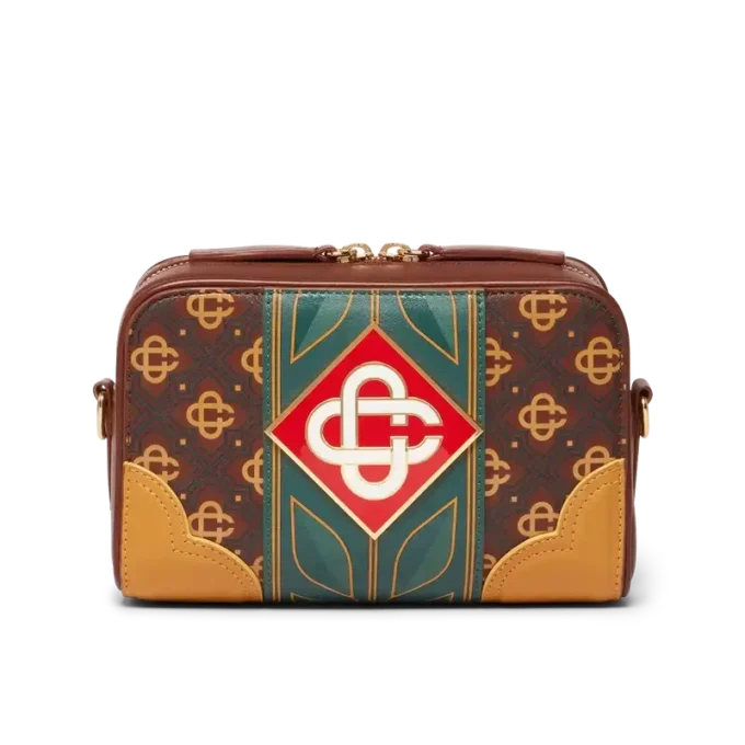 Brun Monogram-crossbody-taske Brun Monogram-crossbody-taske