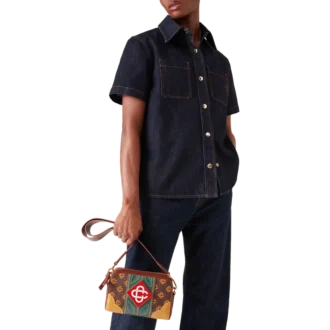 Brun Monogram-crossbody-taske
