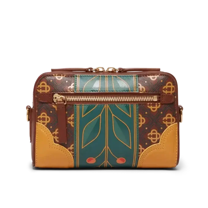 Brun Monogram-crossbody-taske Brun Monogram-crossbody-taske