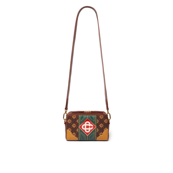 Brun Monogram-crossbody-taske Brun Monogram-crossbody-taske