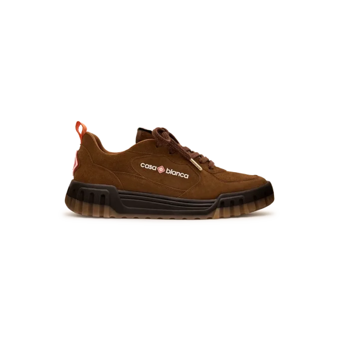 Brune Court Sneakers i ruskind til kvinder