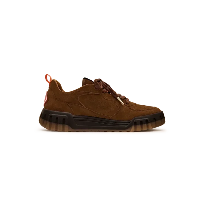Brune Court Sneakers i ruskind til kvinder
