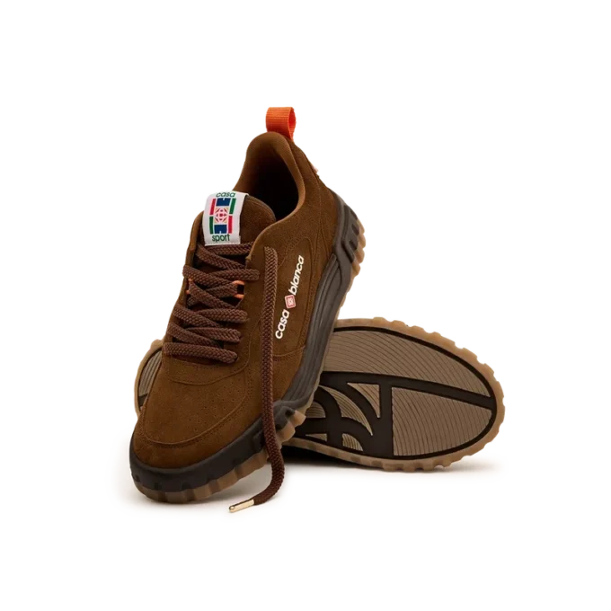 Brune Court Sneakers i ruskind til kvinder