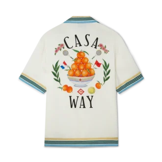 Casa Way kortærmet silke-skjorte