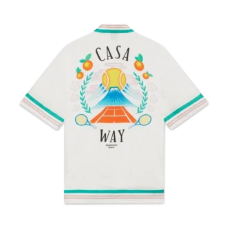 Casa Way kortærmet silke-skjorte