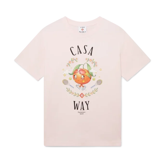 Casa Way Orange Mascot T-shirt med korte ærmer