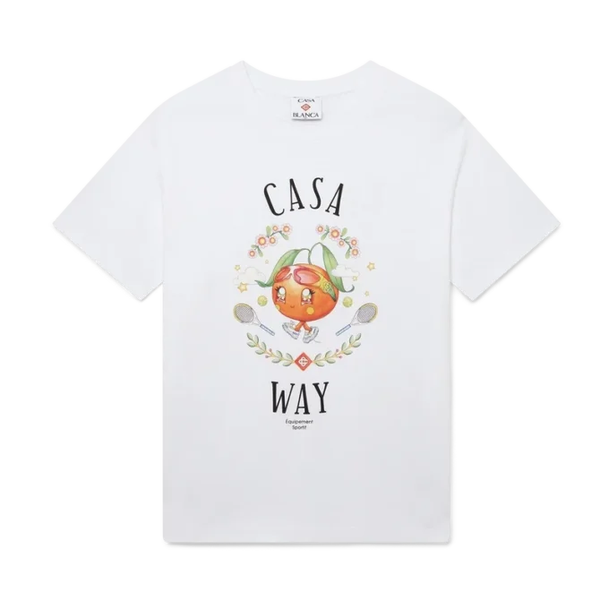 Casa Way Orange Mascot T-shirt med korte ærmer