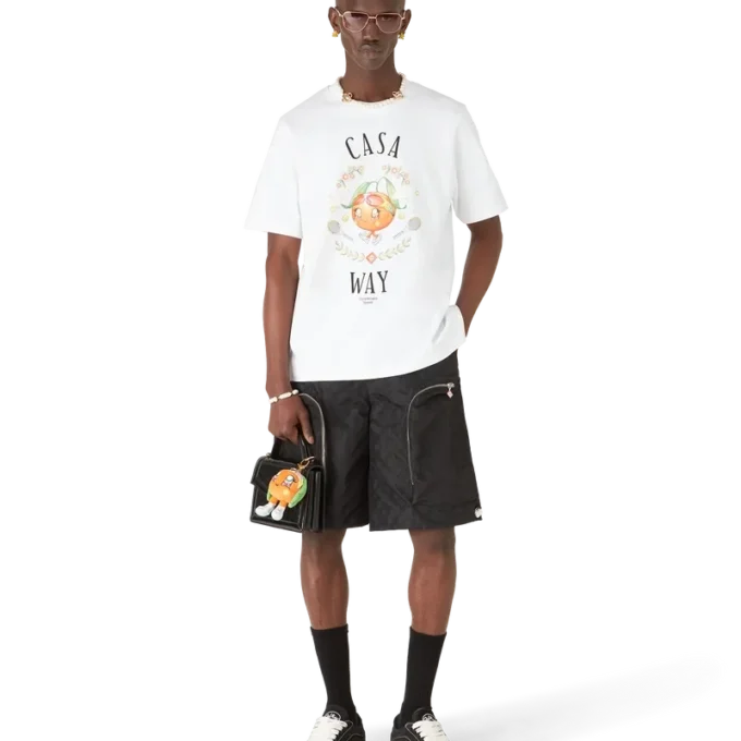 Casa Way Orange Mascot T-shirt med korte ærmer