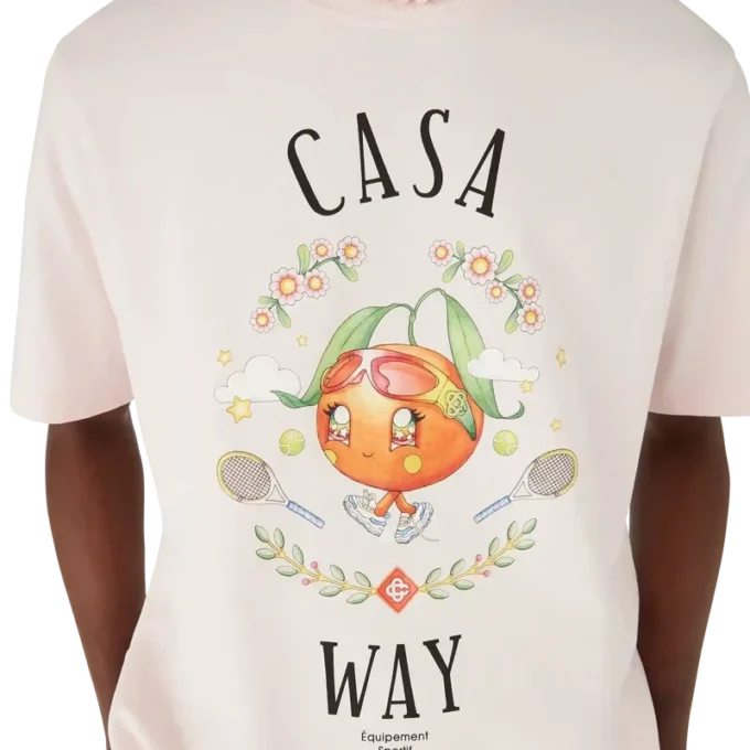 Casa Way Orange Mascot T-shirt med korte ærmer